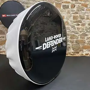 Defender Wheel Cover with White Skirt