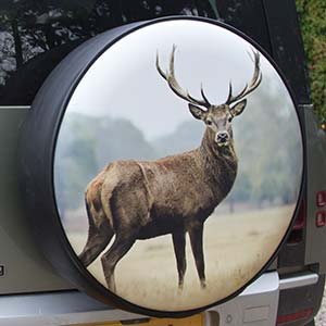 Stag wheel cover fitted to new Landrover Stag Design Wheel Cover